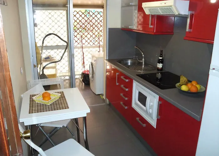 アパート Ground Floor Cristimar With Pool, Wifi, Roofed Balcony, Close To アロナ